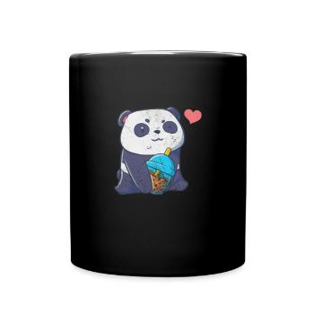 Bubble Tea Boba Tea Kawaii Cadeau - Mug uni - noir - Devant