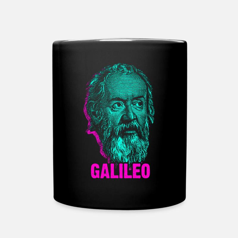 Galileo Galilei - Tasse einfarbig - Schwarz