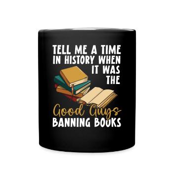 Buchliebhaber Bücherwurm Lesen Bibliothekarische Ausbildung - Tasse einfarbig - Schwarz - Vorne