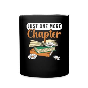 Buchliebhaber Bücherwurm Lesen Bibliothekarische Ausbildung - Tasse einfarbig - Schwarz - Vorne