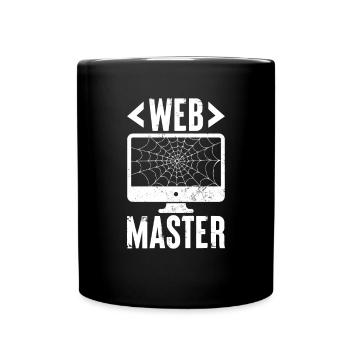 Informatik Admin Programmierer IT-Programmierer - Tasse einfarbig - Schwarz - Vorne