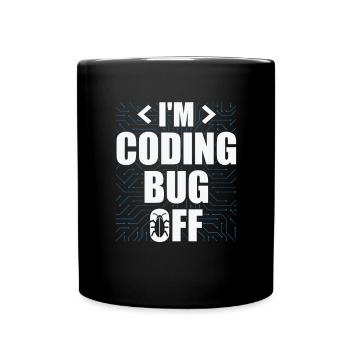 Informatik Admin Programmierer IT-Programmierer - Tasse einfarbig - Schwarz - Vorne