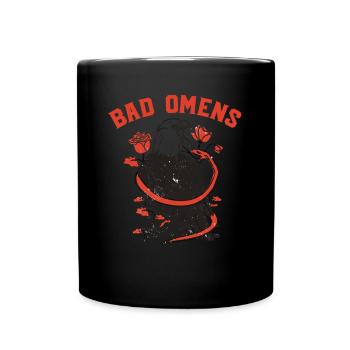 Bad Omens Eagle und Schlangen schlechte Omens - Tasse einfarbig - Schwarz - Vorne