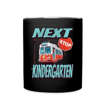 Arrêt le plus proche: Kindergarten - Kids - Mug uni - noir - Devant