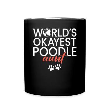 Cadeaux Caniche - Mug uni - noir - Devant