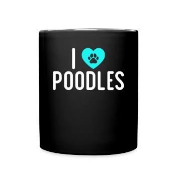 Cadeaux Caniche - Mug uni - noir - Devant