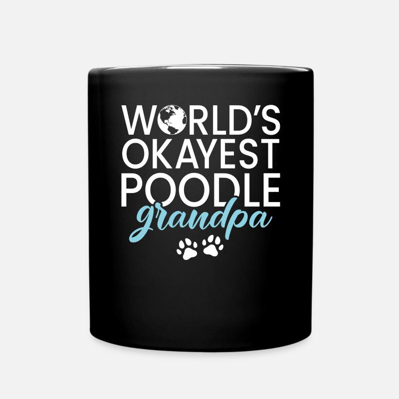 Pudel Geschenke - Tasse einfarbig - Schwarz