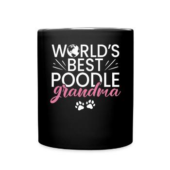 Cadeaux Caniche - Mug uni - noir - Devant