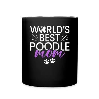 Cadeaux Caniche - Mug uni - noir - Devant
