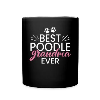 Cadeaux Caniche - Mug uni - noir - Devant