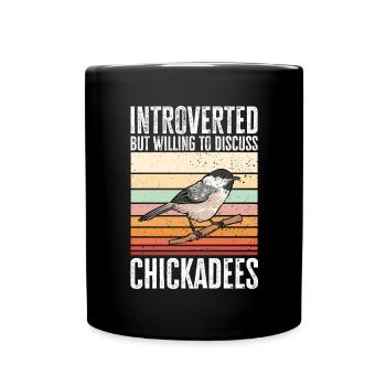 Observation des oiseaux mésanges - Mug uni - noir - Devant