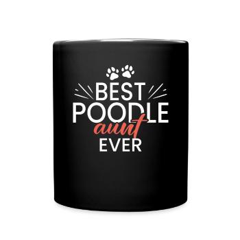 Cadeaux pour caniches - Mug uni - noir - Devant