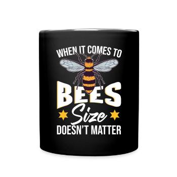 Mes thérapeutes volent | Abeilles mellifères | Abeilles | Apiculture - Mug uni - noir - Devant