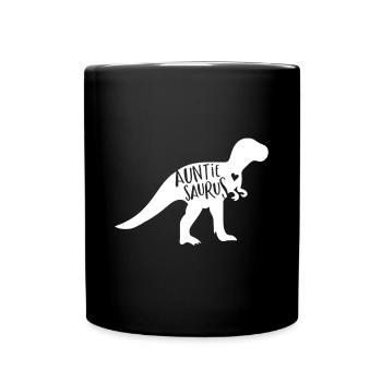 AuntieSaurus, Auntie Saurus Rex, Mothers Dayjurass - Full Colour Mug - black - Front