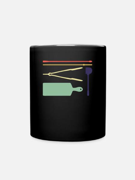 Glasbläserwerkzeuge Glasblasen Glasbläser - Tasse einfarbig - Schwarz