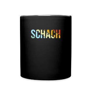 Échecs Rétro - Mug uni - noir - Devant