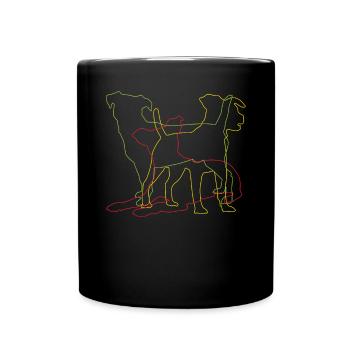 Accessoires pour chiens Terrier Propriétaires de chiens - Mug uni - noir - Devant