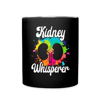 Nephrology Nurse Medical Job Medicine Nursing - Full Colour Mug - black - Front