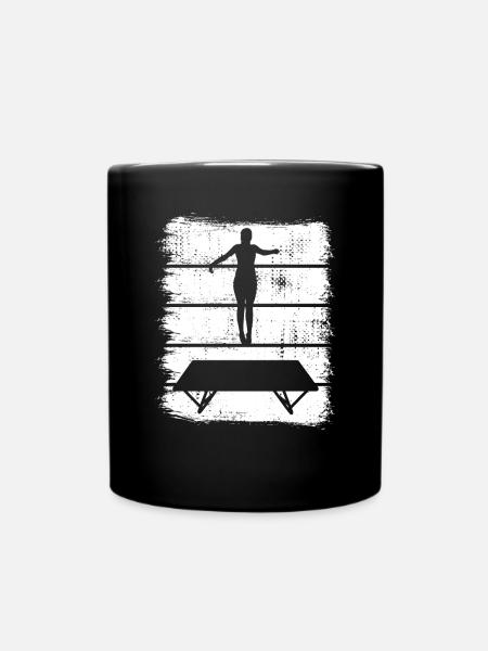 Dessin de trampoline - Mug uni - noir