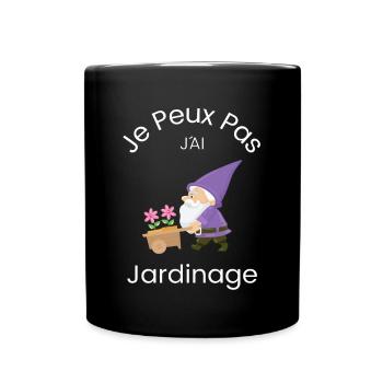 Jardinage Jardin Cadeau Jardinier - Mug uni - noir - Devant