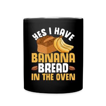 Drôle de vêtements de cuisson au pain aux bananes - Mug uni - noir - Devant