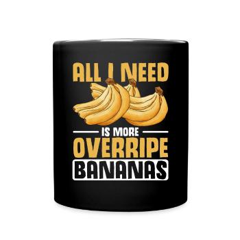 Drôle de vêtements de cuisson au pain aux bananes - Mug uni - noir - Devant