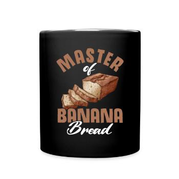 Drôle de vêtements de cuisson au pain aux bananes - Mug uni - noir - Devant