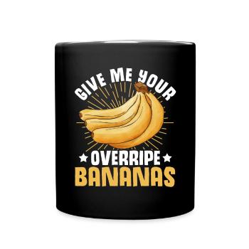 Drôle de vêtements de cuisson au pain aux bananes - Mug uni - noir - Devant