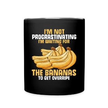 Drôle de vêtements de cuisson au pain aux bananes - Mug uni - noir - Devant