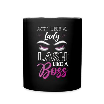 Esthetician Skincare Beautician - Full Colour Mug - black - Front