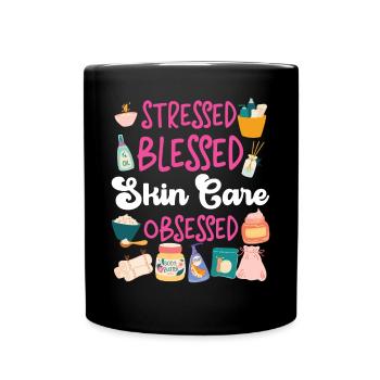Cute Licensed Esthetician Skincare - Tasse einfarbig - Schwarz - Vorne