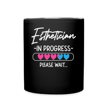 Cute Licensed Esthetician Skincare - Tasse einfarbig - Schwarz - Vorne