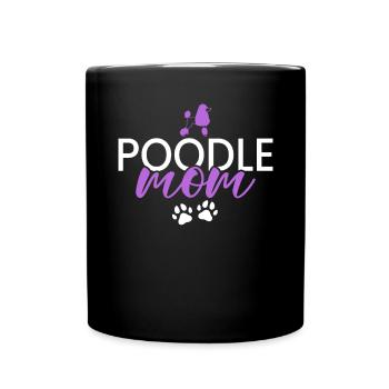 Cadeaux Caniche - Mug uni - noir - Devant