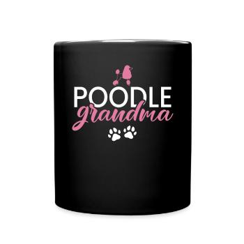 Cadeaux Caniche - Mug uni - noir - Devant