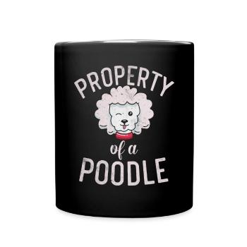 Cadeaux Caniche - Mug uni - noir - Devant
