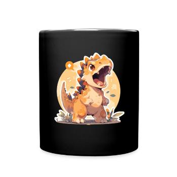 Dinsaur Dino Baby Dinosaur Baby - Full Colour Mug - black - Front