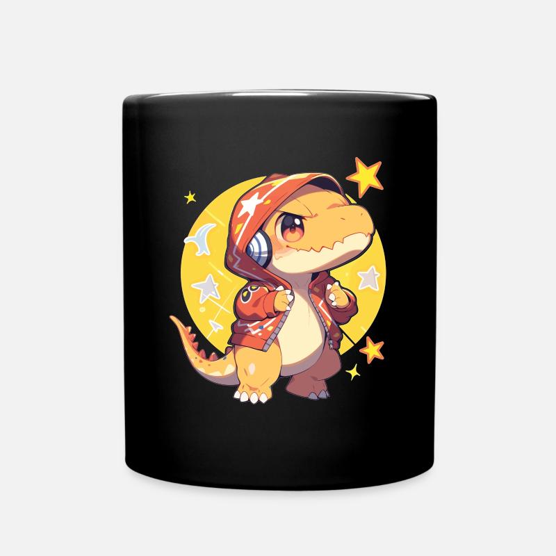 Dino Baby - Tasse einfarbig - Schwarz
