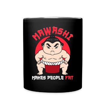 Lutteurs de sumo Lutte de sumo - Mug uni - noir - Devant