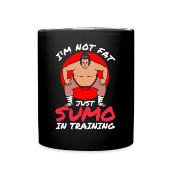 Lutteurs de sumo Lutte de sumo - Mug uni - noir - Devant