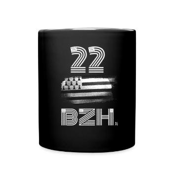 Bretagne BZH-numéro département Breton - Mug uni - noir - Devant