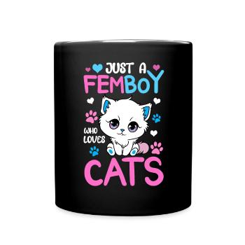 Cross Dressing - Tasse einfarbig - Schwarz - Vorne
