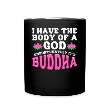 Bouddhisme bouddhiste - Mug uni - noir - Devant