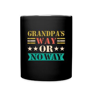 Meilleur grand-père de tous les temps Grandpa Gramps - Mug uni - noir - Devant
