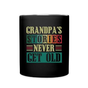 Meilleur grand-père de tous les temps, grand-père, Gramps, - Mug uni - noir - Devant