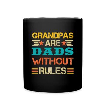 Meilleur grand-père de tous les temps, grand-père, Gramps, - Mug uni - noir - Devant