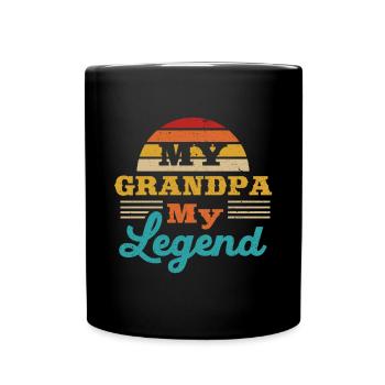 Meilleur grand-père de tous les temps Grandpa Gramps - Mug uni - noir - Devant