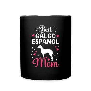 Meilleur Galgo Español Maman Lévrier espagnol - Mug uni - noir - Devant