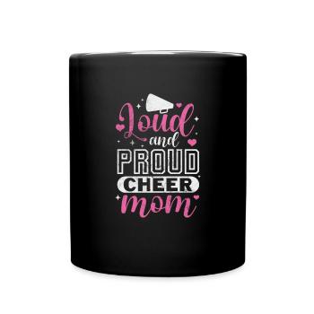 Cheerleader Cheerleading Sport Gymnastics Gift - Full Colour Mug - black - Front