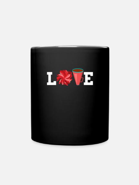 Cheerleader - Tasse einfarbig - Schwarz