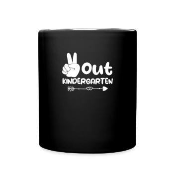 Kindergarten Child School Enrollment School Gift - Full Colour Mug - black - Front